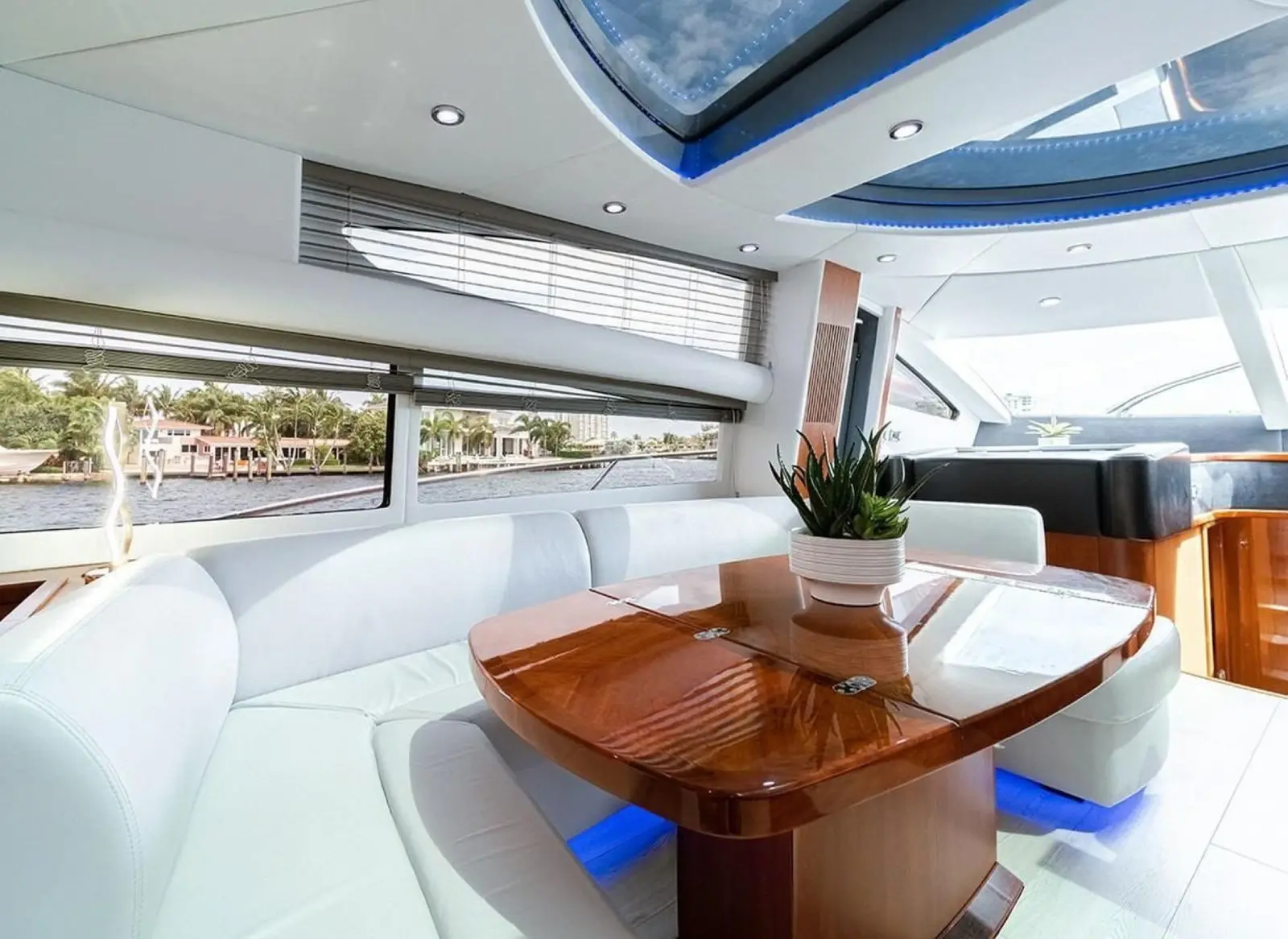 Sunseeker 85 salon dining table